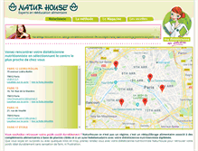 Tablet Screenshot of paris.naturhouse.fr